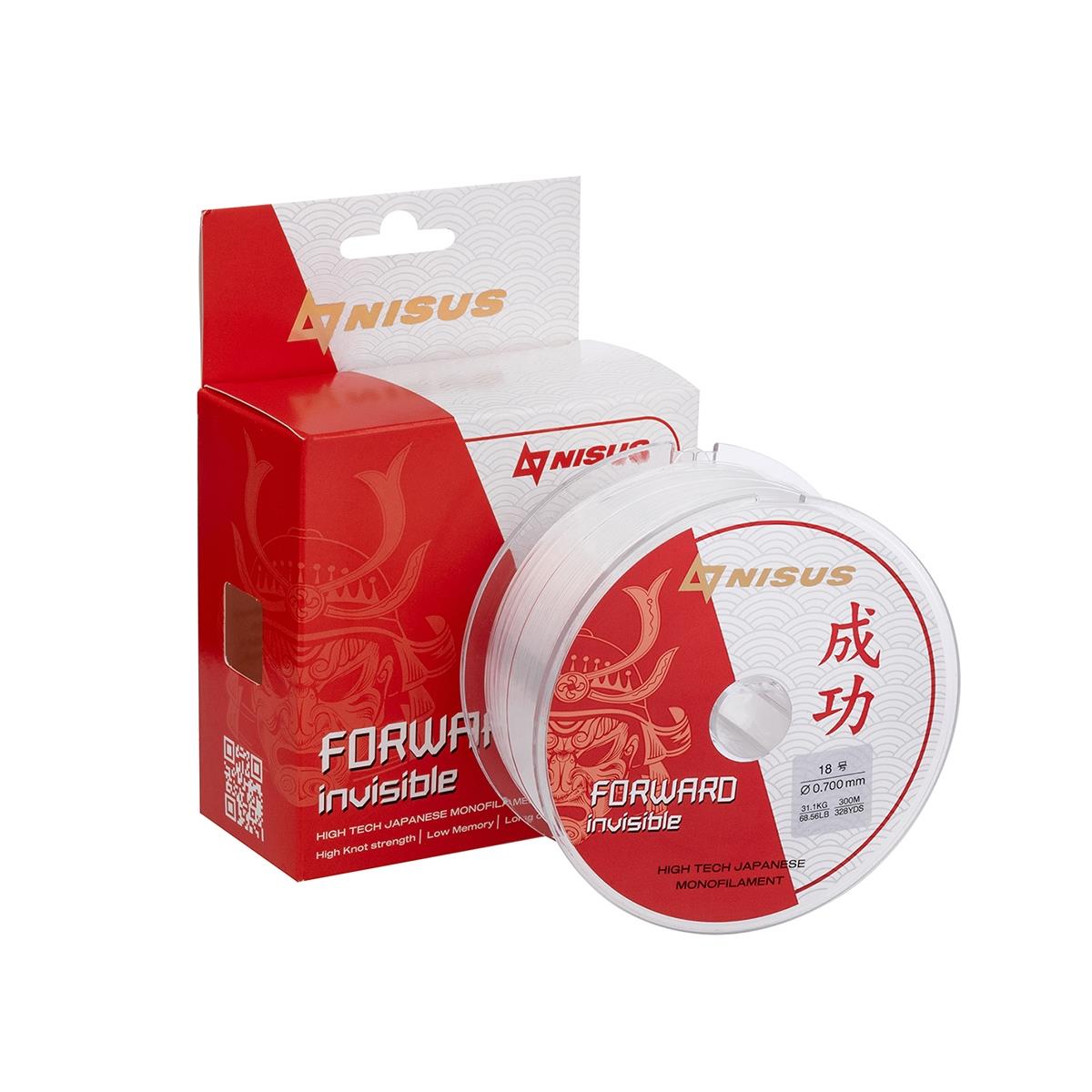МП Леска FORWARD Invisible 0,70mm/300m Nylon Transparent (N-FI-070-300) Nisus - фото 1