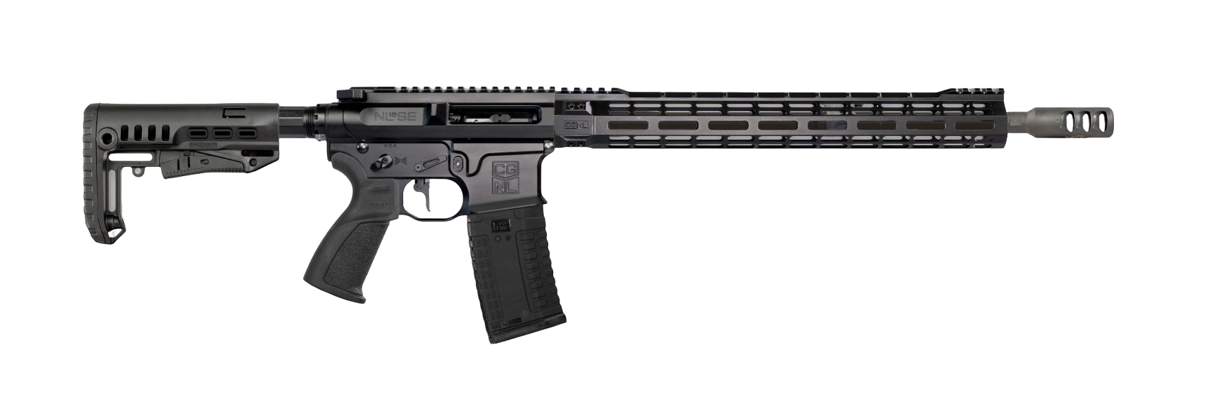 Карабин Adar 223 Rem NL15SE Lightweight 16 Middle 1/2-28 AR15/STANAG Tactic V2 - фото 1