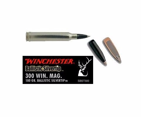 Патрон 300WM Winchester Ballistic silver tip 11,66г - фото 1