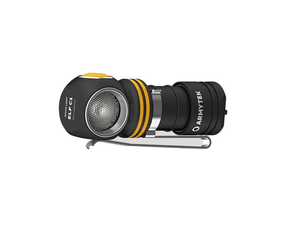 Фонарь Armytek Elf C1 Micro-USB белый налобный - фото 1