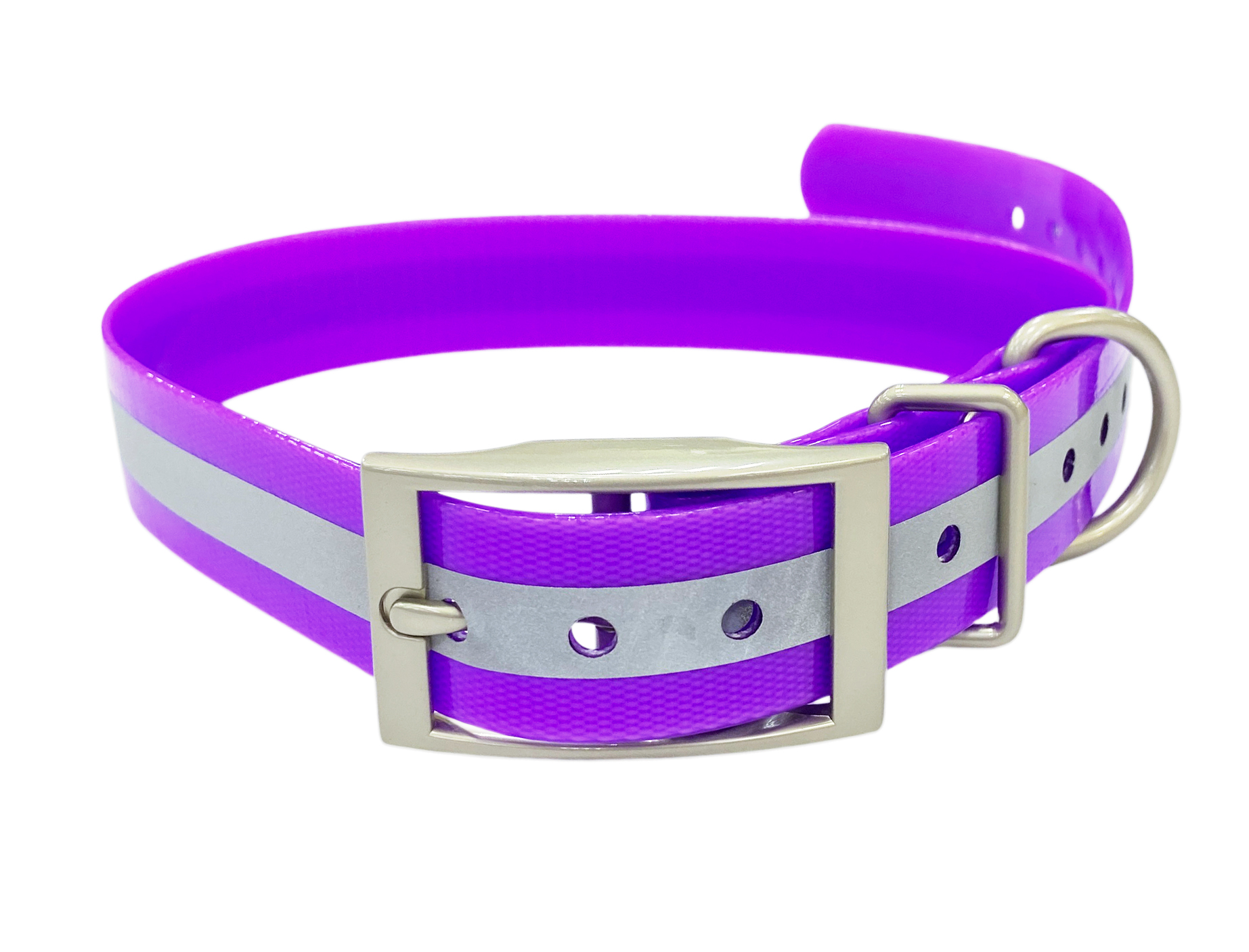 МП Светоотражающая фиолетовая шлейка для GPS-ошейника ARTELV COLLAR - фото 1
