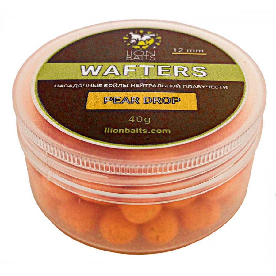 Бойлы Lion Baits Wafters pear drop 12мм - фото 1