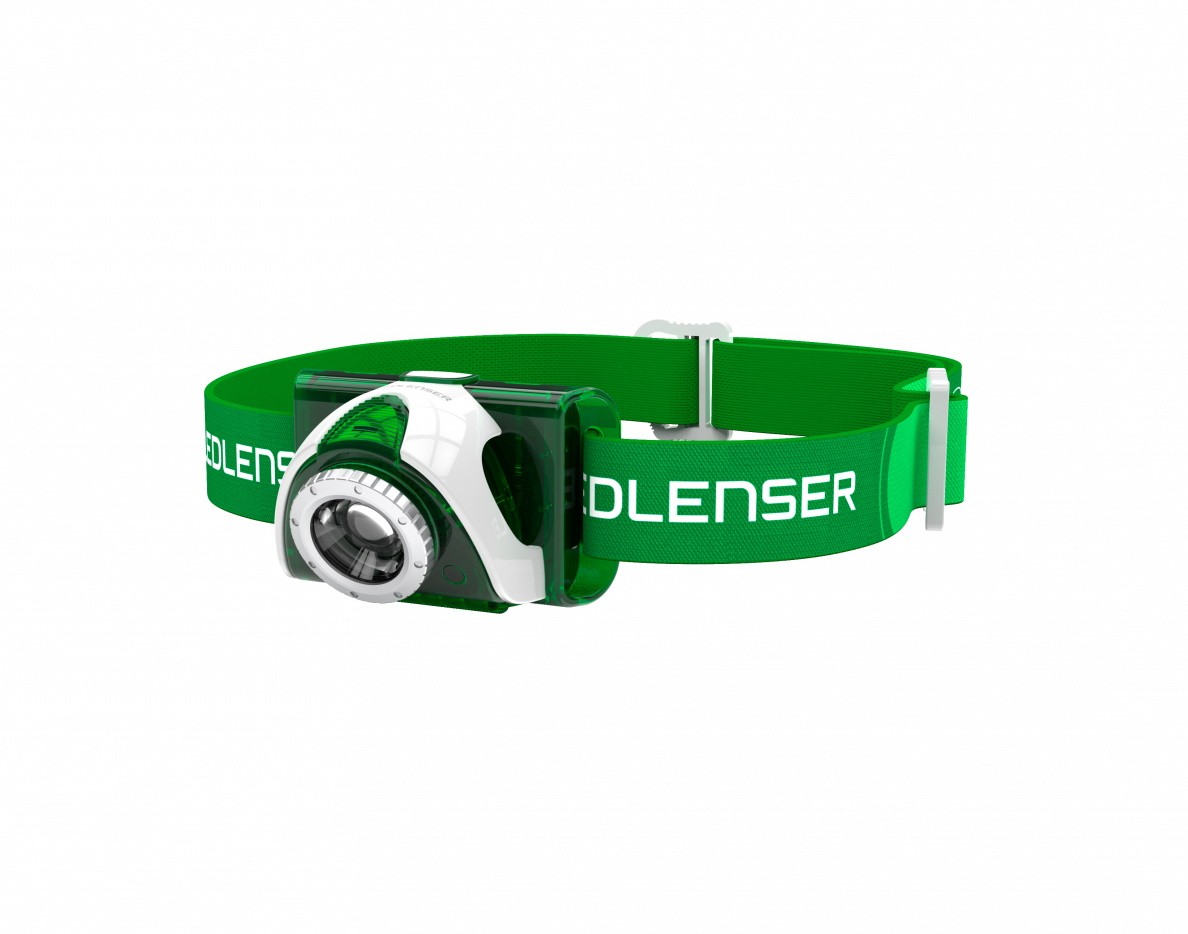 Фонарь Led Lenser SEO3 Green Box налобный - фото 1