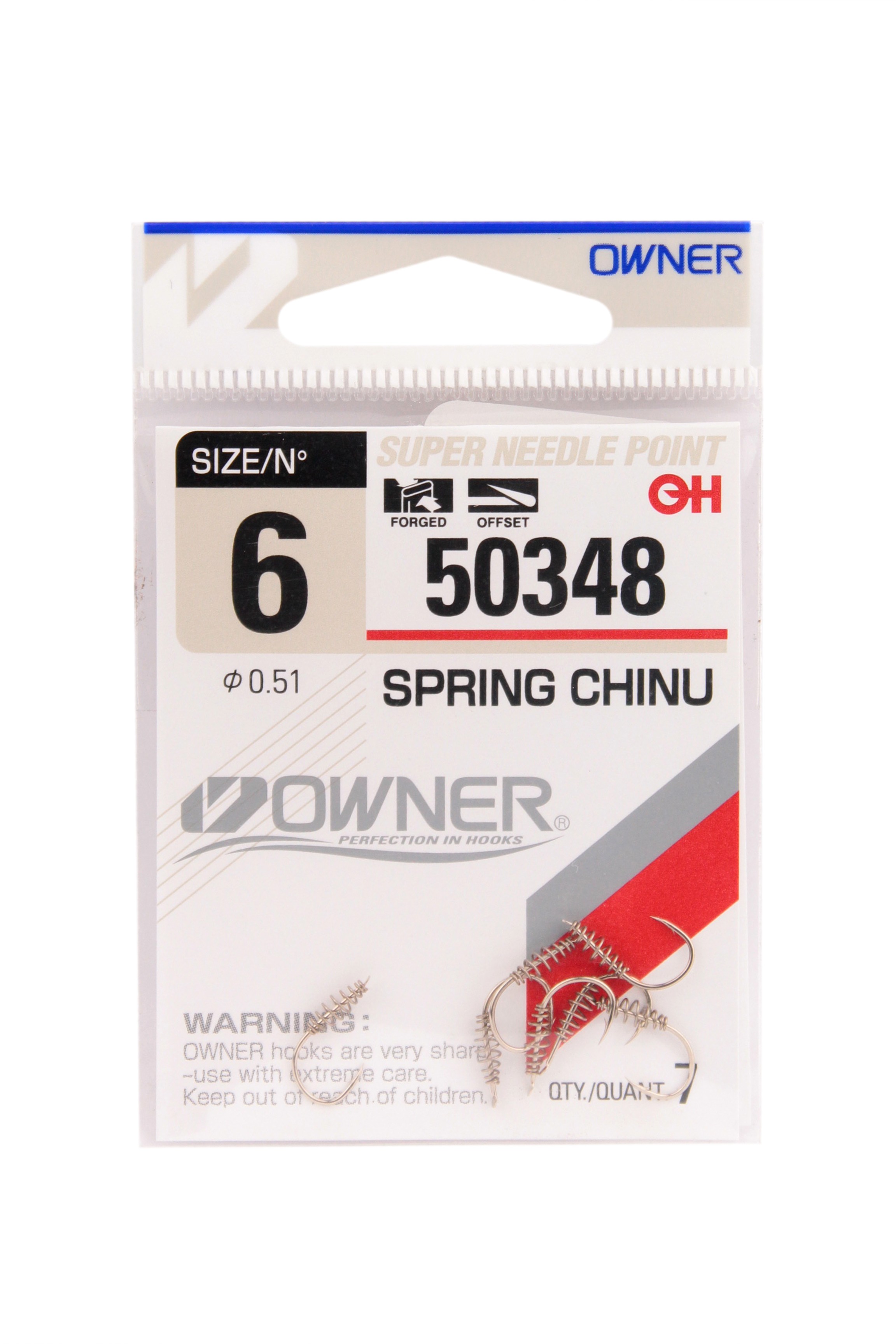 Крючки Owner одинарные 50348 №6
