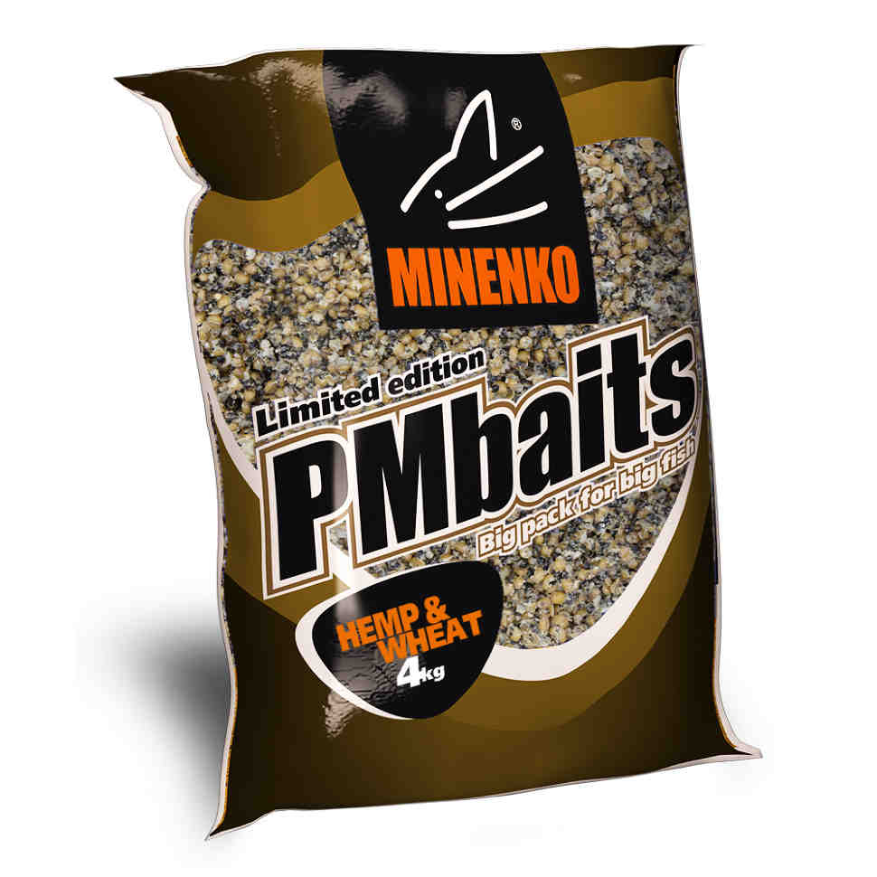 Прикормка MINENKO PMbaits big pack ready to use crushed hemp& wheat natural - фото 1