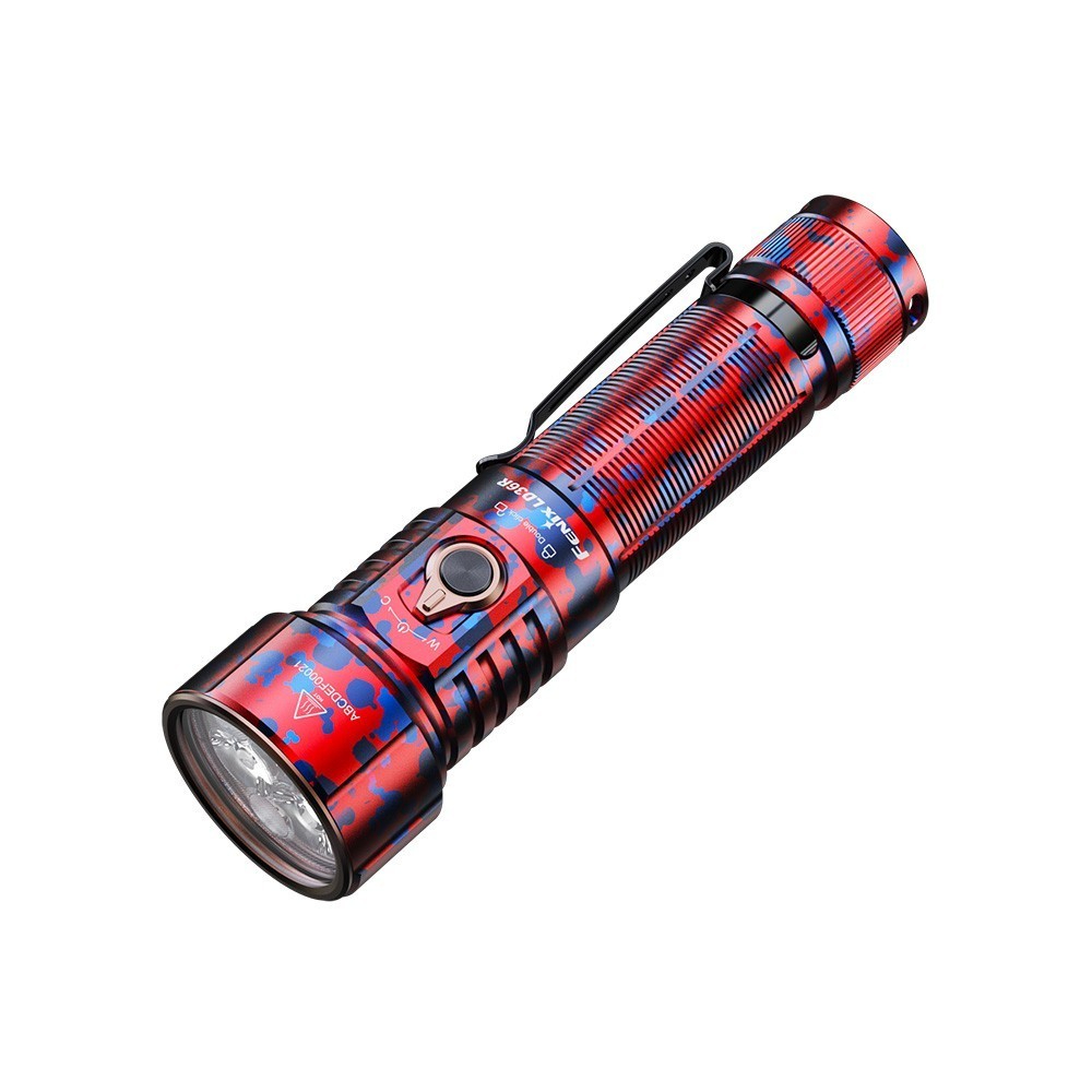 Фонарь Fenix LD36R красный камуфляж RGB с диффузором - фото 1