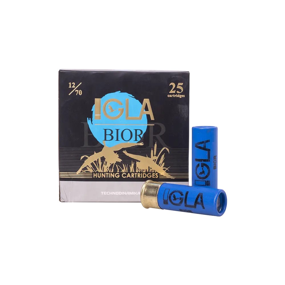 МП Патрон "Игла-Биор" 12/70 №1 32 гр. (пачка 25шт, короб., 250) - фото 1