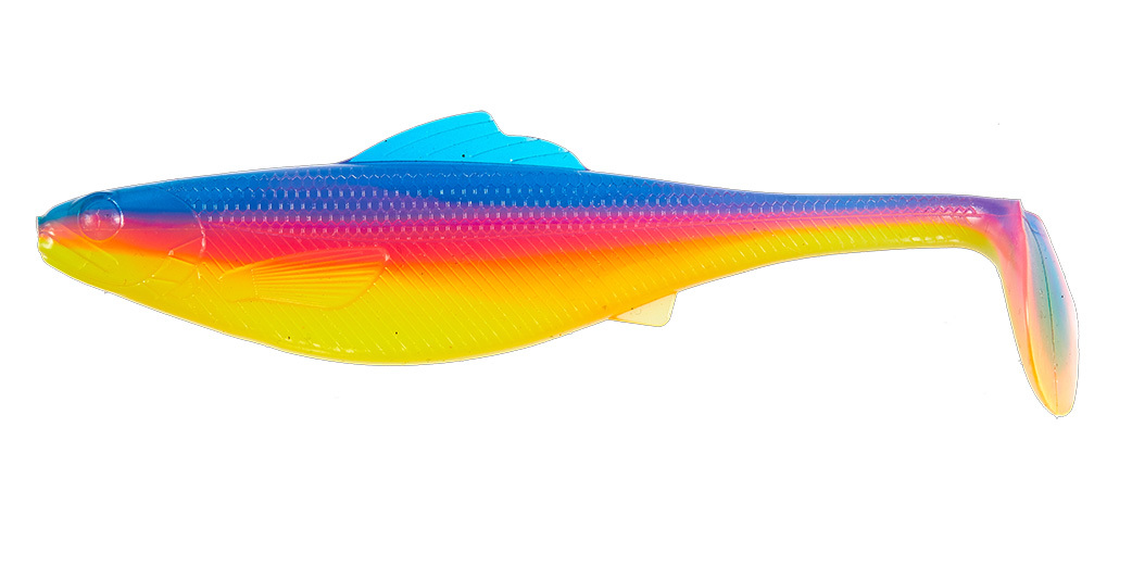 Приманка Lucky John виброхвост Pro Series roach paddle tail 5.0in 12.70 G04 4шт - фото 1