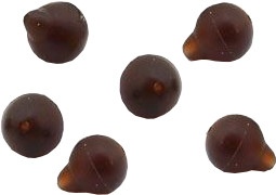 Бусина Nautilus Tear drop helicopter soft beads brown - фото 1