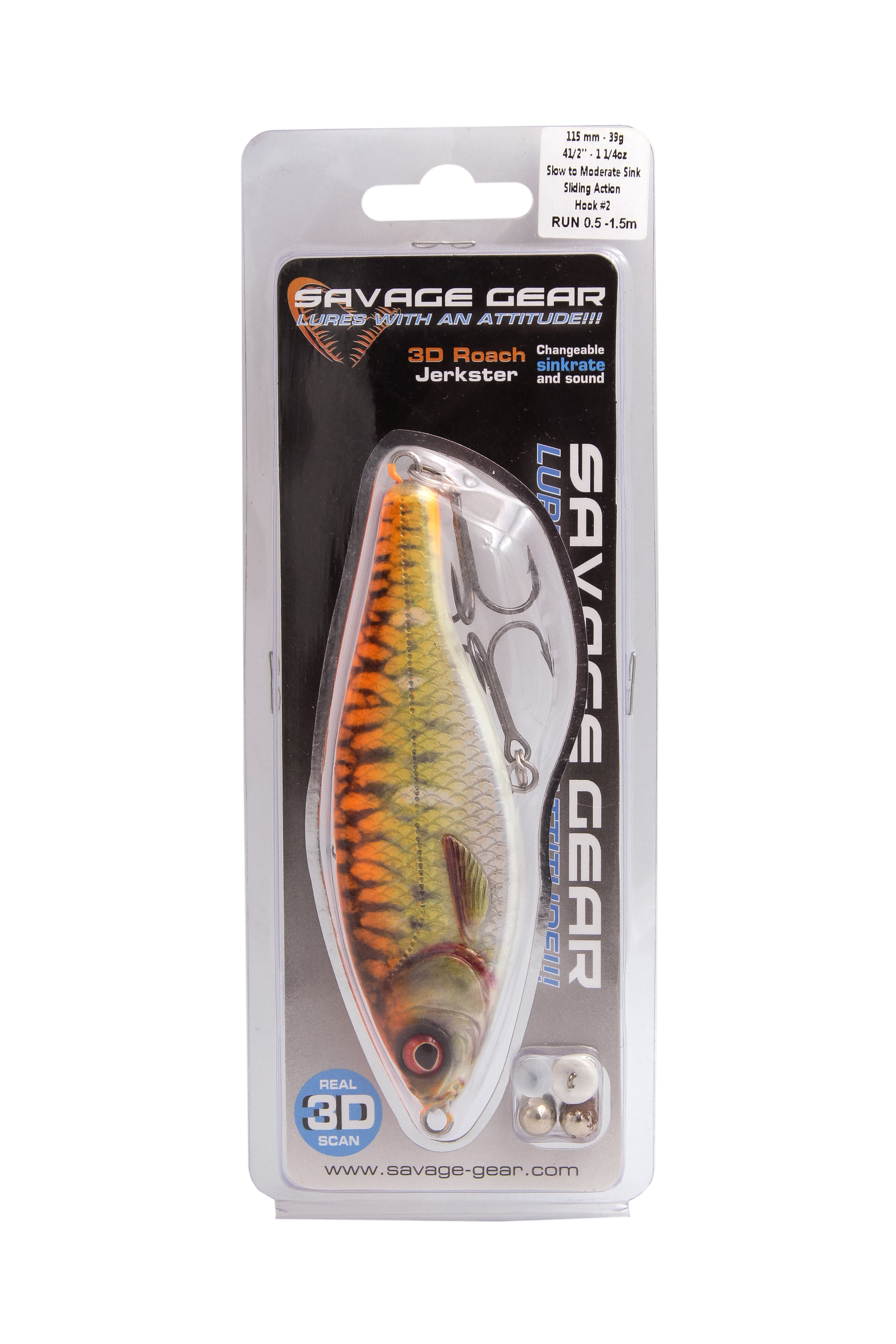 Воблер Savage Gear 3D roach jerkster 115 11,5см 39гр SS 06 gold fish PHP - фото 1