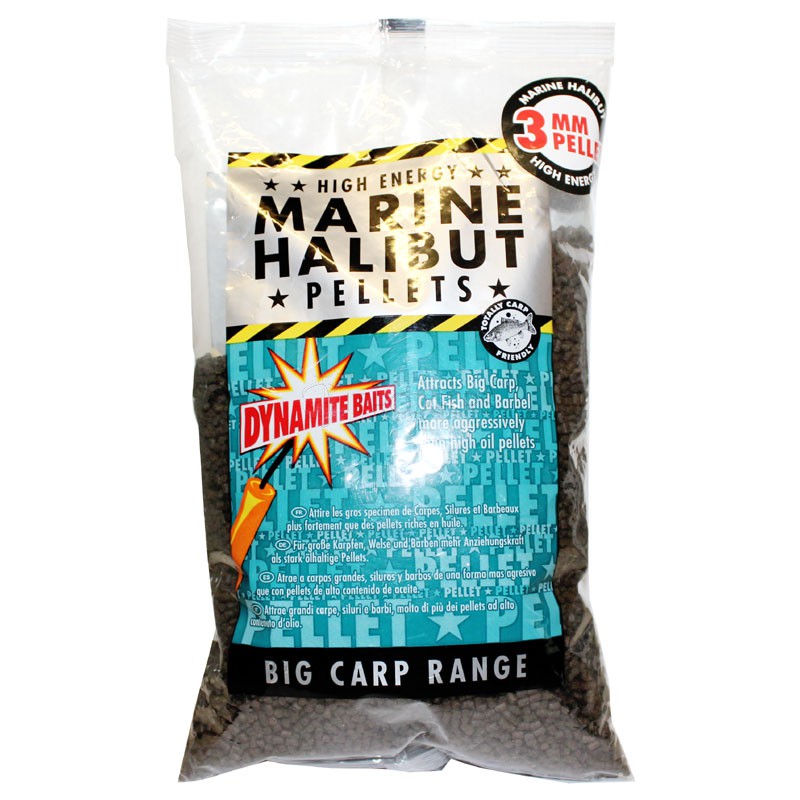 Пеллетс Dynamite Baits Marine halibut 3мм 900гр - фото 1