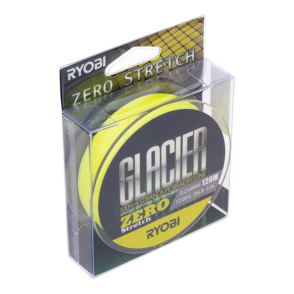 МП Шнур GLACLER ZERO-120M 2,0/d-0.234mm yellow Ryobi - фото 1