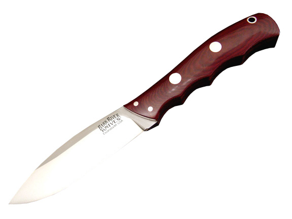 Нож Bark River Canadian Special Maroon Linen Micarta фикс. к - фото 1