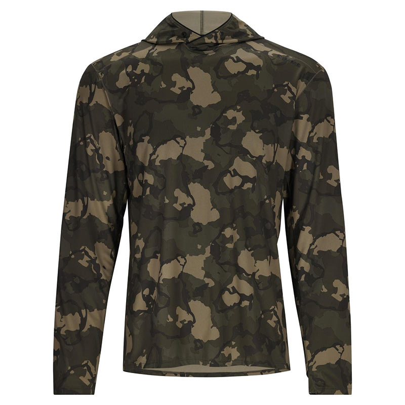 Термофутболка Simms Bugstopper Solarflex Regiment Camo Olive Drab  - фото 1