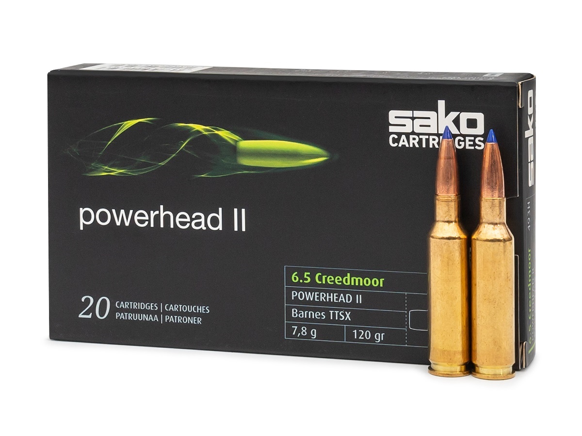 МП Патрон Sako Powerhead II кал. 6,5 Creedmoor Barnes TTSX (120 grain / 7,8 г) - фото 1