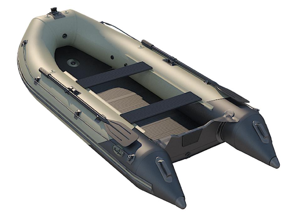 Лодка Badger Sport line SL 390 AL надувная олива - фото 1