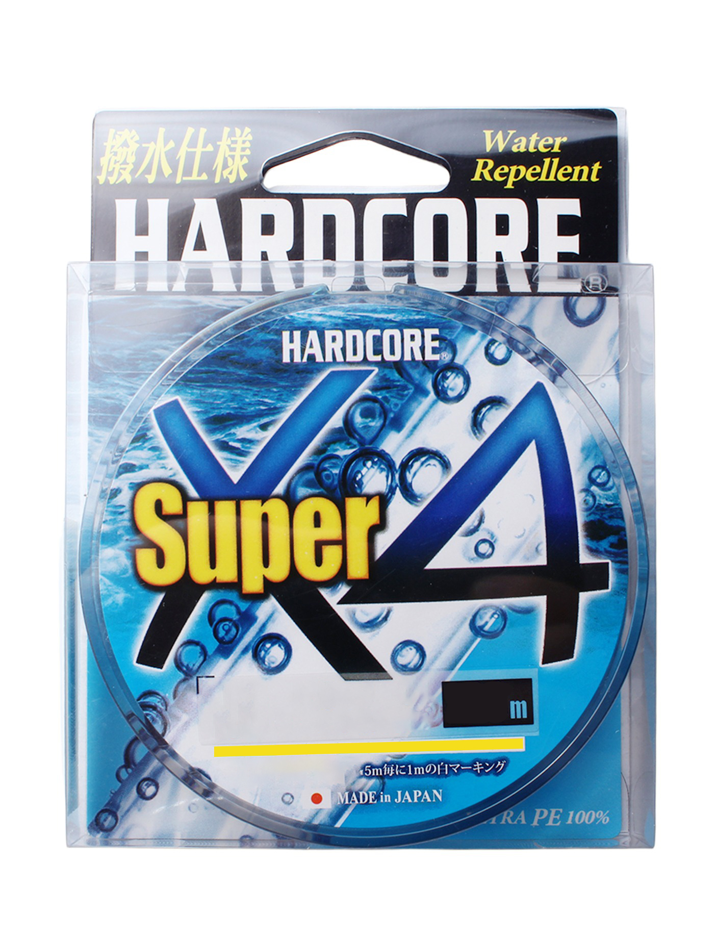 Шнур Yo-Zuri Duel Hardcore Super X4 2,0 0,24мм 200м hi-vis yellow - фото 1