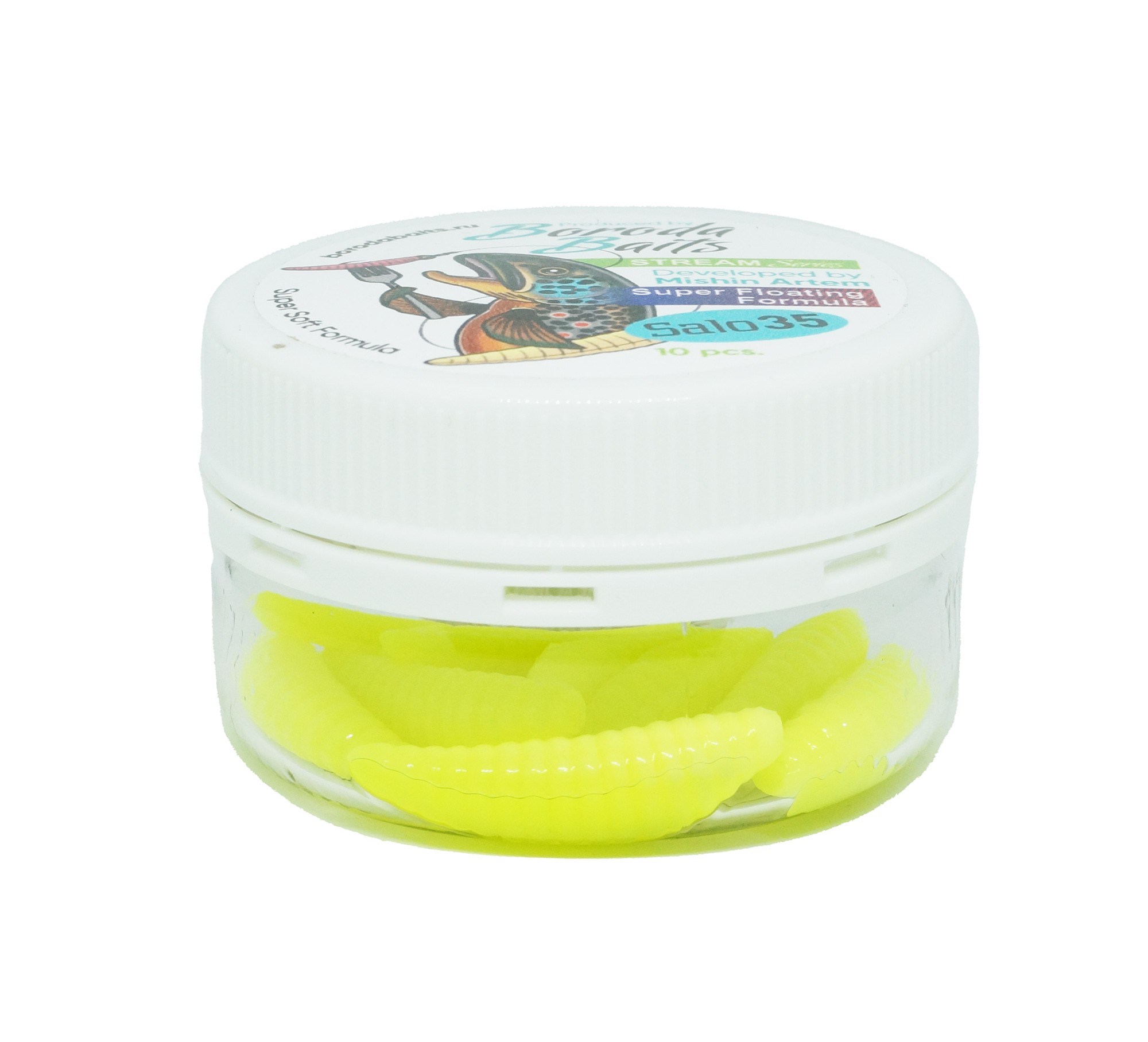 Приманка Boroda Baits Salo 35 Floating цв.бархатный лимон 10шт  - фото 1