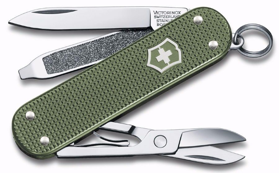 Нож Victorinox Cadet Alox 84мм 9 функций оливковый - фото 1