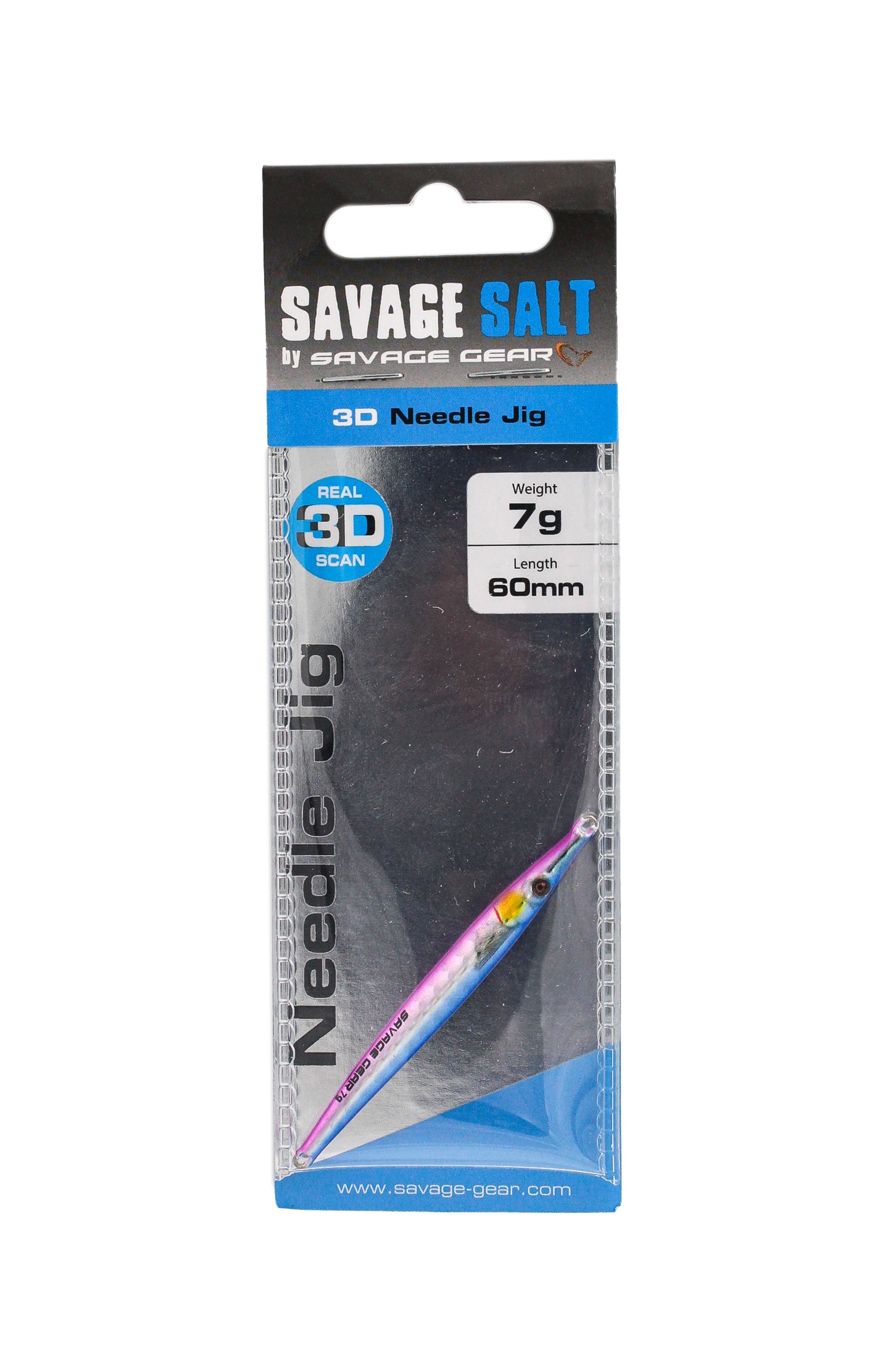 Пилькер Savage Gear 3D Needle jig 6см 7гр sinking pink belly sardine - фото 1