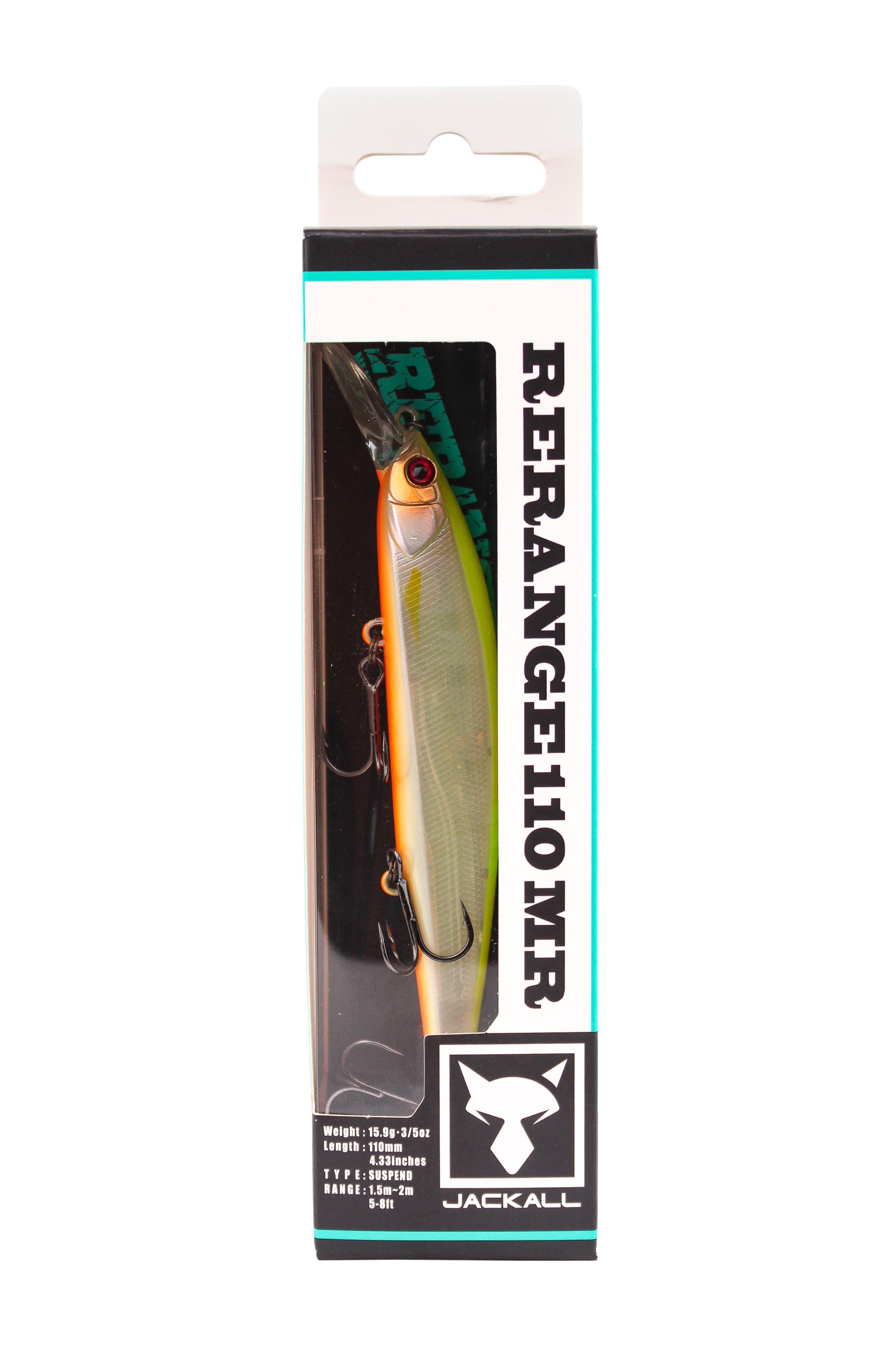 Воблер Jackall Rerange 110SP MR chartreuse back pearl - фото 1