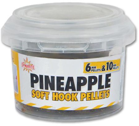 Пеллетс Dynamite Baits Pineapple (Ананас) Soft Hook (мяг. насад.) 6/10мм 140гр - фото 1