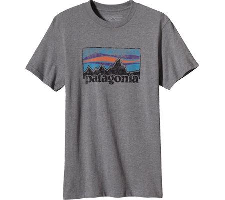 Футболка Patagonia Vintage 73 logo 316 gravel heather - фото 1