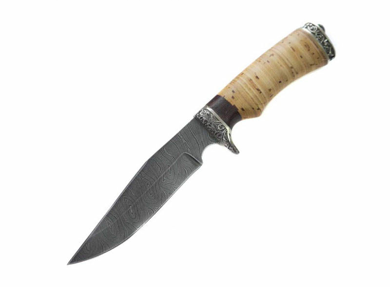 Нож ИП Семин Странник сталь 65х13 литье береста - фото 1