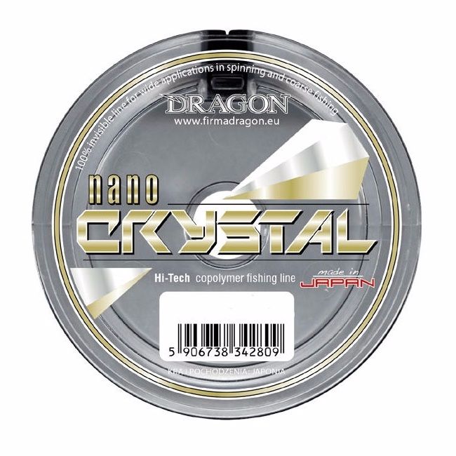 Леска Dragon Nano Crystal прозрачная 135м 0.22мм 6.10кг - фото 1