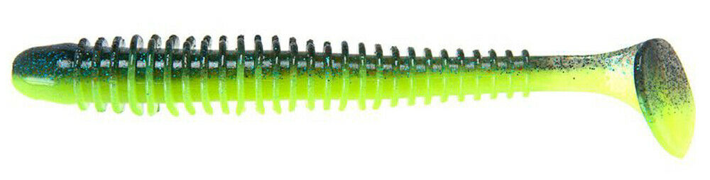 Приманка Keitech виброхвост Swing impact 2" Chartreuse Thunder - фото 1