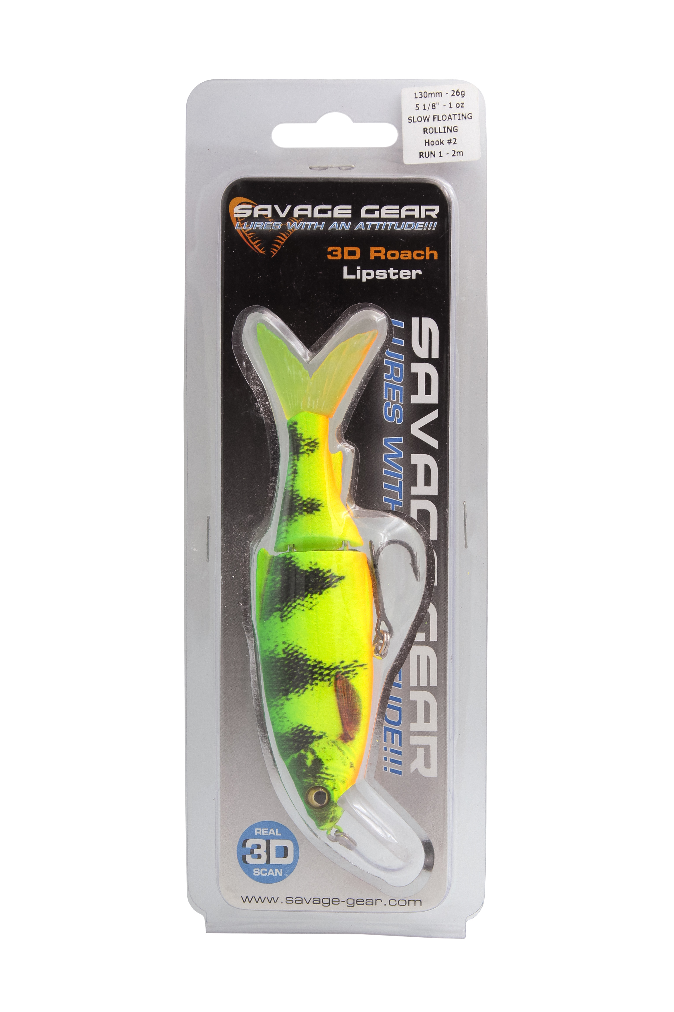 Воблер Savage Gear 3D roach lipster 130 13см 26гр SF 05 Firetiger PHP - фото 1