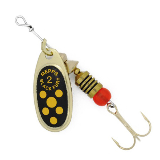 Блесна Mepps Black Fury JAUNE OR №2 4,5г  - фото 1