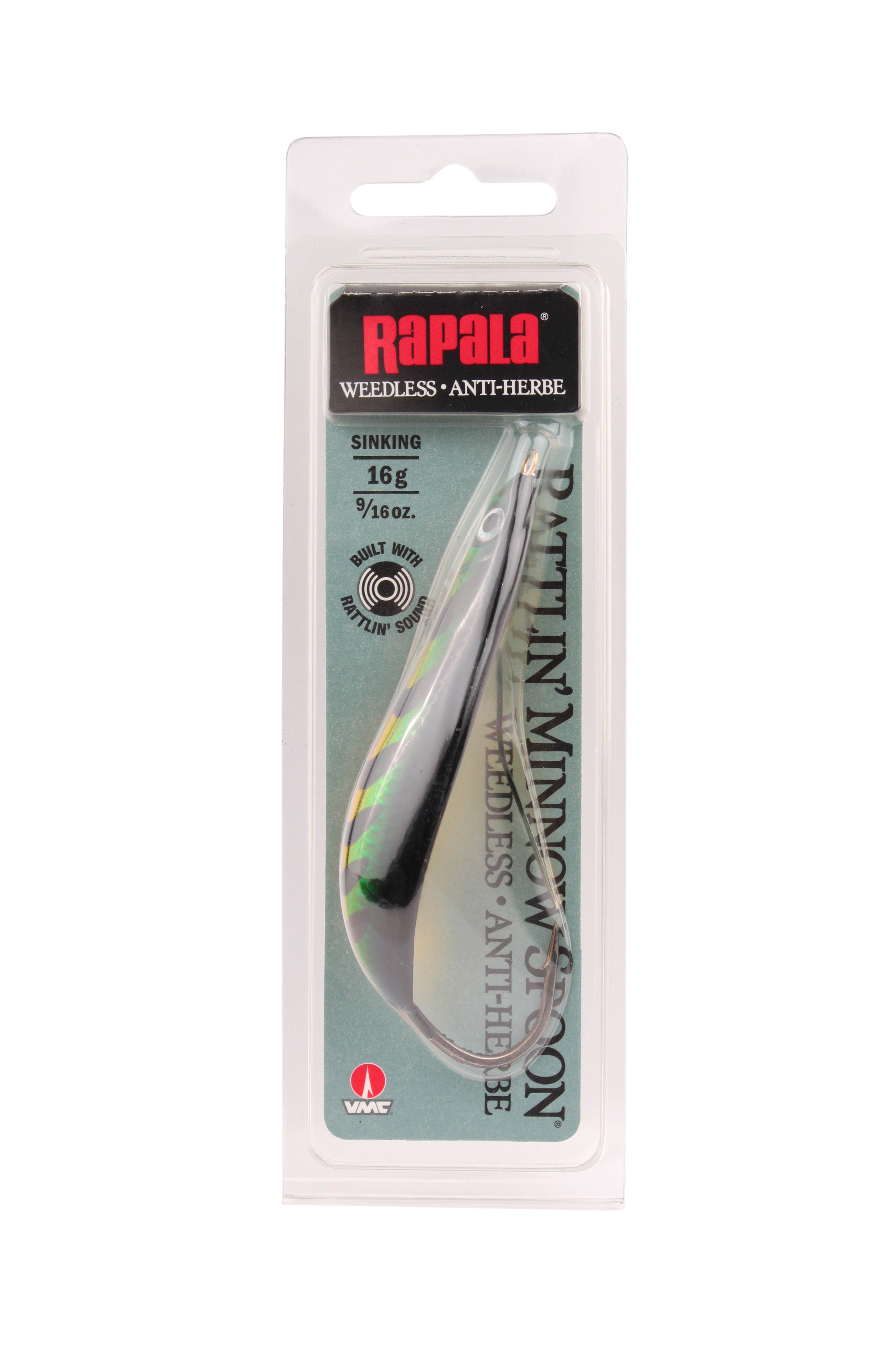 Блесна Rapala Rattlin Minnow spoon RMSR08-FLP - фото 1