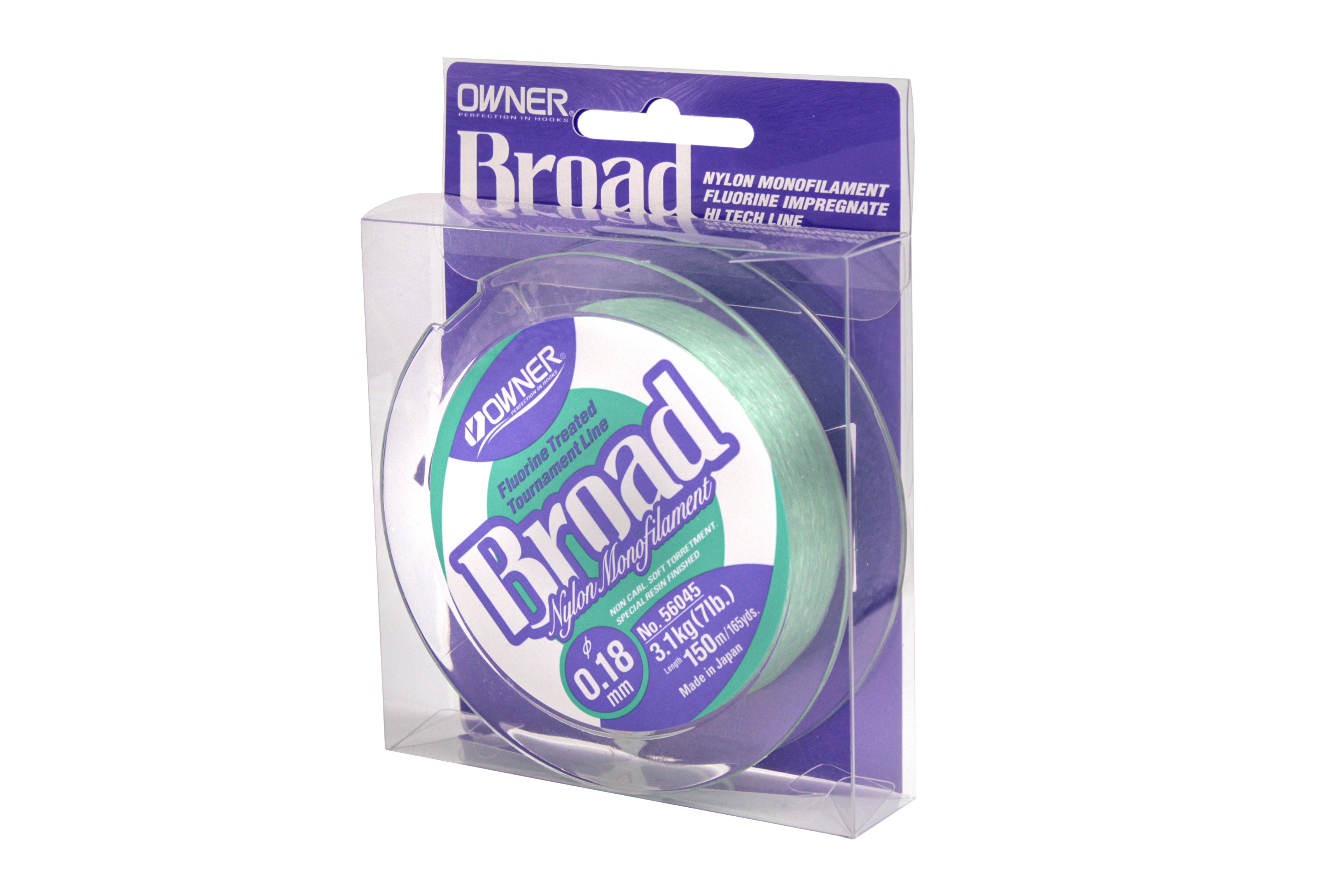 Леска Owner Broad Natural Clear 150м 0,18мм