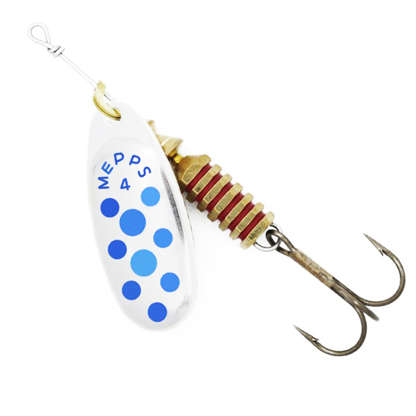 Блесна Mepps Comet PTS Bleus AG №4 8г  - фото 1