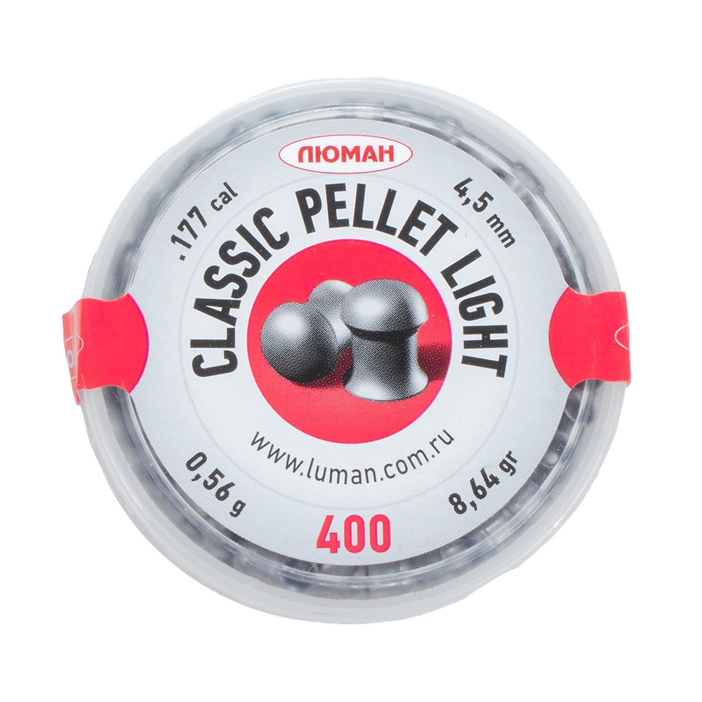 МП Пуля пневм. "Classic pellets light", 0,56 г. 4,5 мм. (400 шт.) (60 в упаковке - фото 1