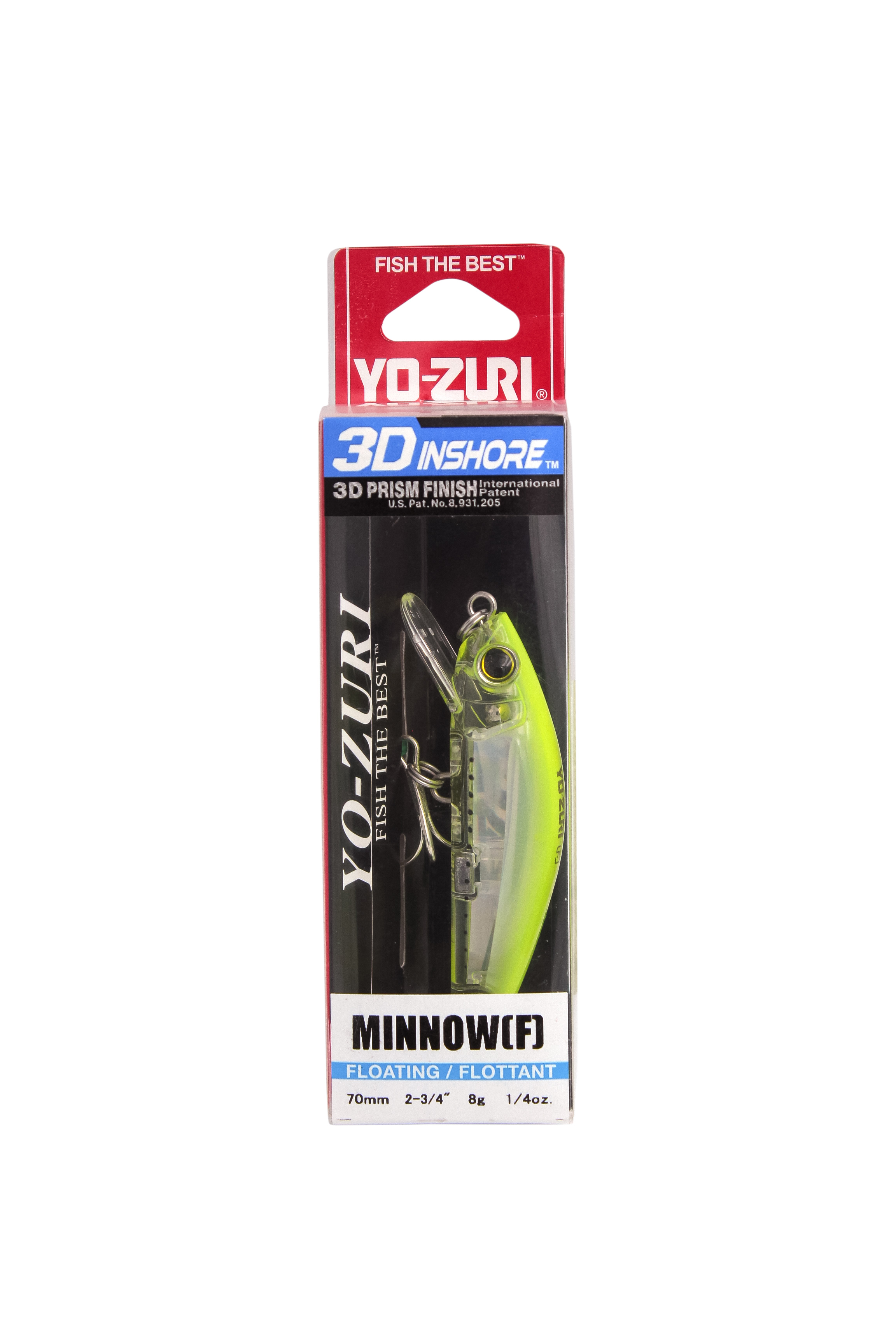 Воблер Yo-Zuri 3D Inshore minnow F 70мм R1211 GHCS