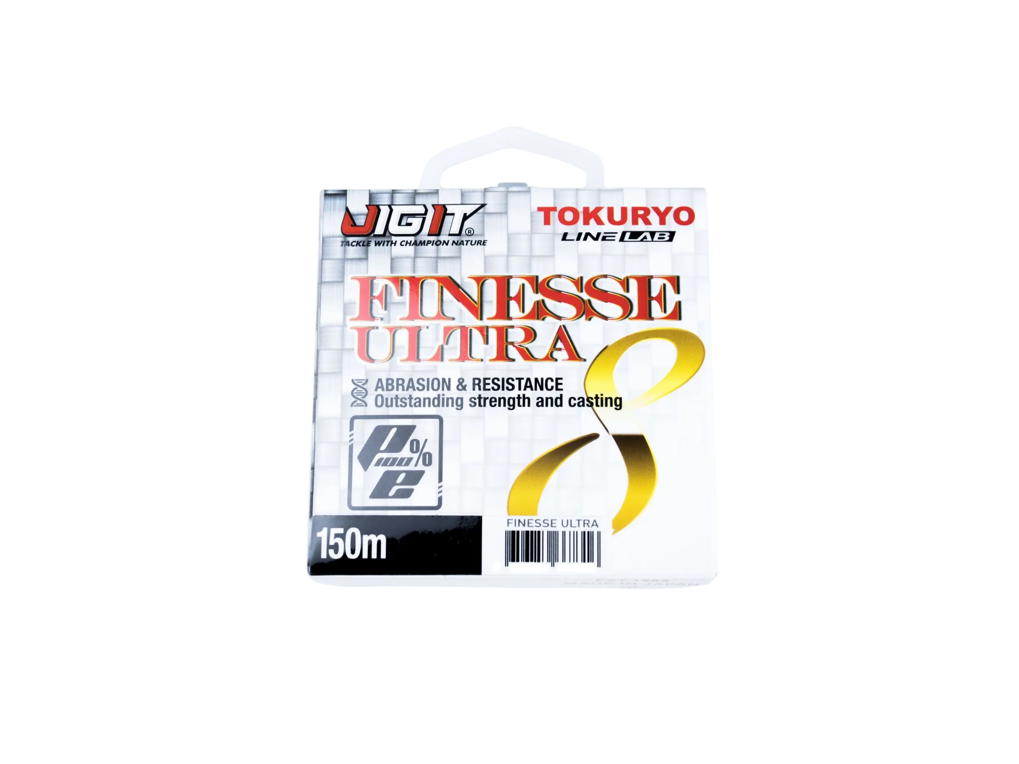 Шнур Jig It x Tokuryo Finesse Ultra x8&nbsp;White&nbsp;0,5&nbsp;PE&nbsp;150м - фото 1