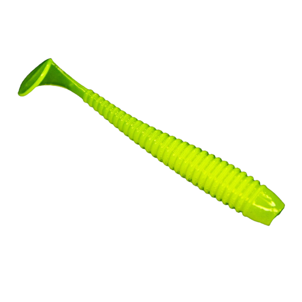 Приманка ESOX Swinky 2" 53мм цв.FK016 Clear Lime уп.10шт - фото 1