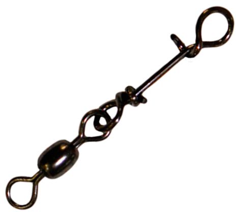 МП Застежка с вертлюгом HITFISH Brass Crane Swivel with Easylock snap #2 (55 lb/ - фото 1