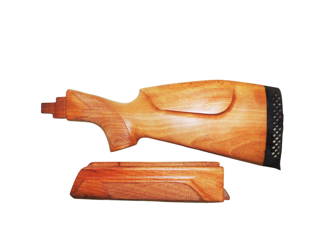 Приклад+цевье Левша Сайга-12 бук - фото 1