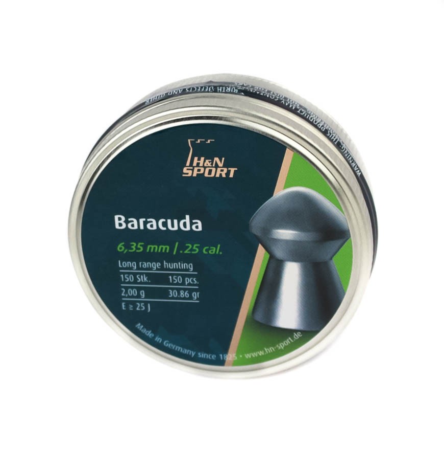 Пульки H&N Baracuda 6,35мм 2гр 150шт