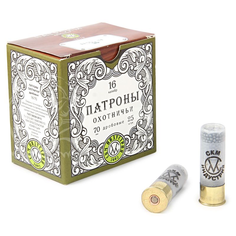 МП Патрон 16/70 №7 30г СКМ (25/250) - фото 1