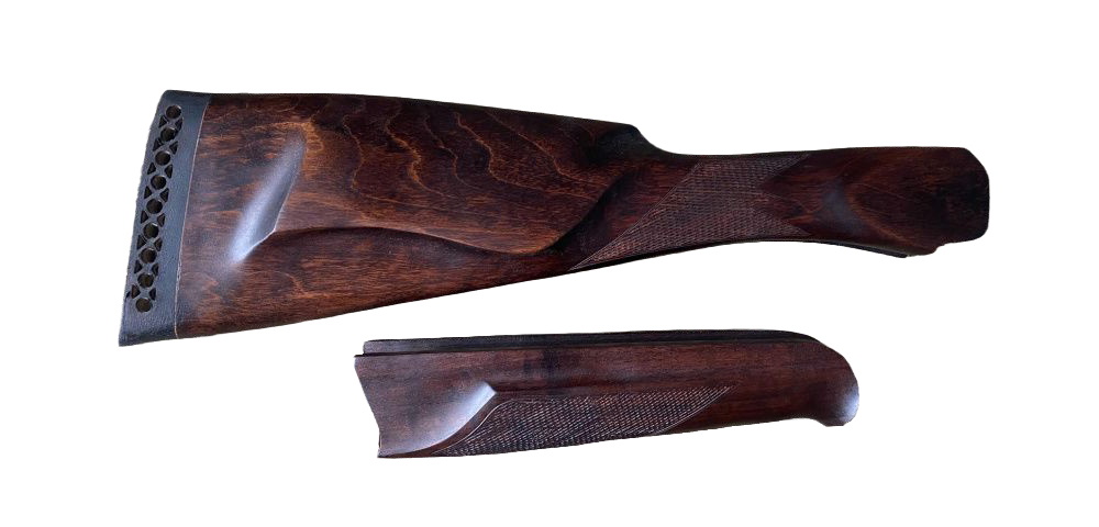 Приклад+цевье Левша ИЖ-27 Английская ложа МК стар.образца левша орех - фото 1