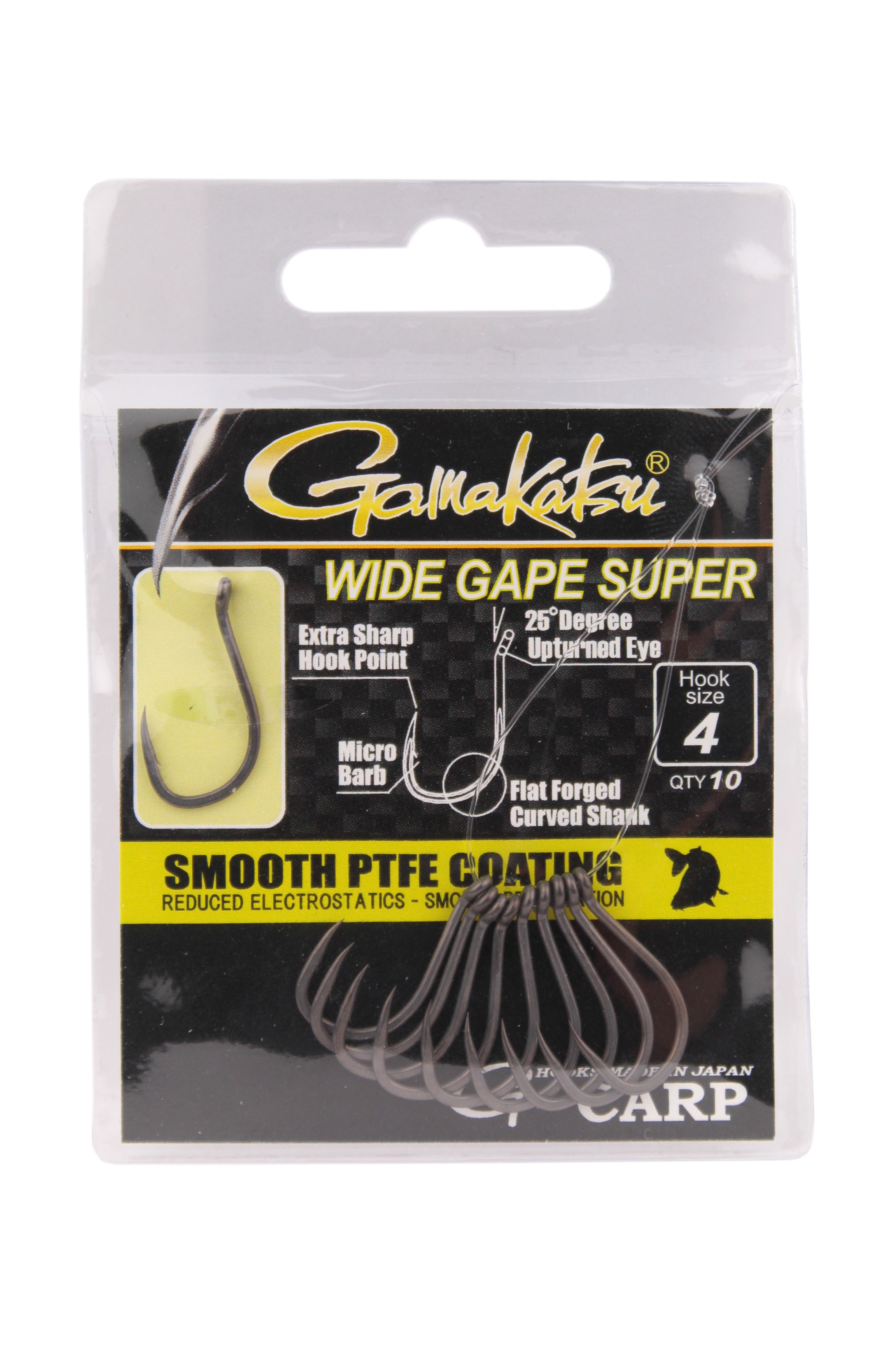 Крючок Gamakatsu G-Carp Wide gape super №4 уп.10шт