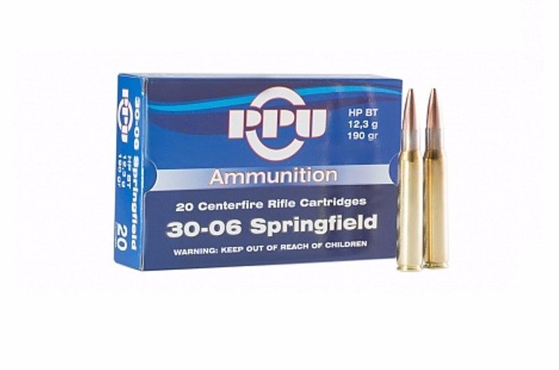 Патрон 30-06Sprg PPU HP BT 12,3г 1/20