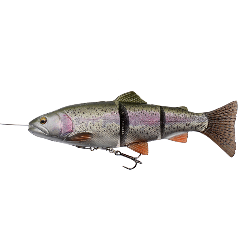 Приманка Savage Gear 4D Line Thru Trout 15см 40гр Medium Sink Rainbow - фото 1