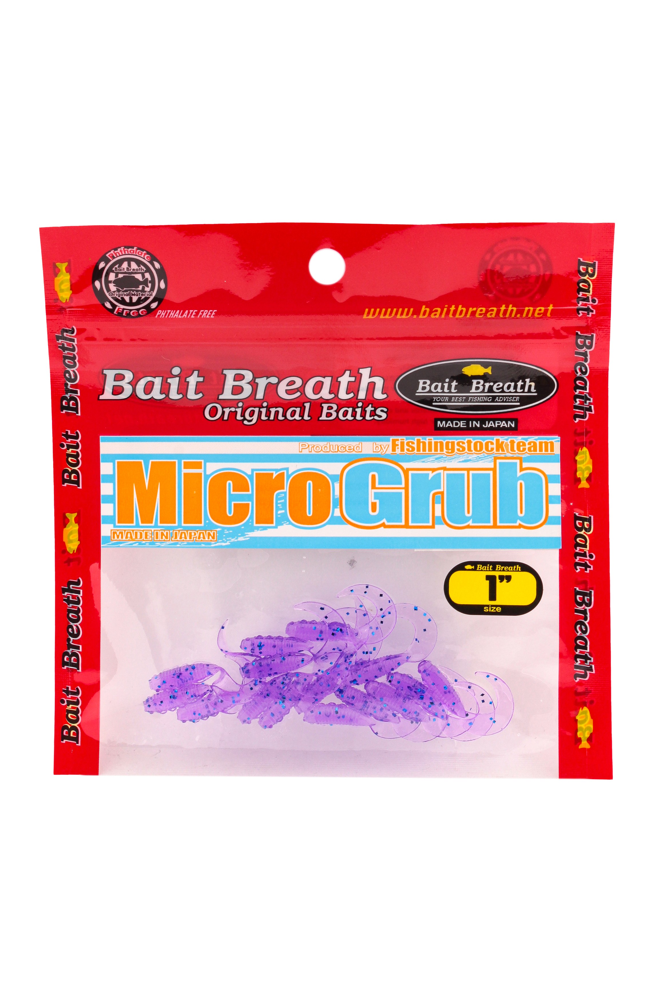 Приманка Bait Breath Micro Grub 1&quot; Ur211 уп.15шт
