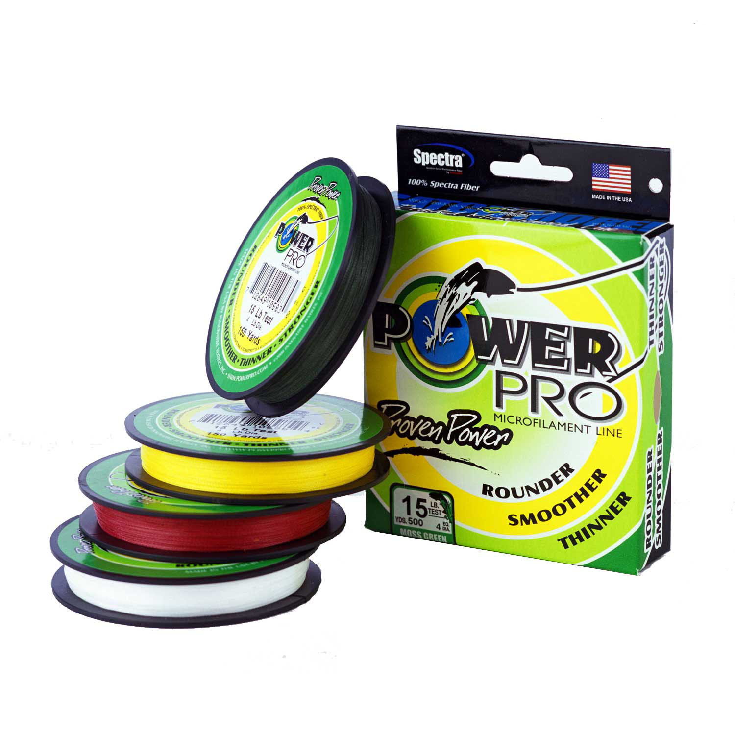 Шнур Power Pro 135м 0,06мм hi-vis yellow - фото 1