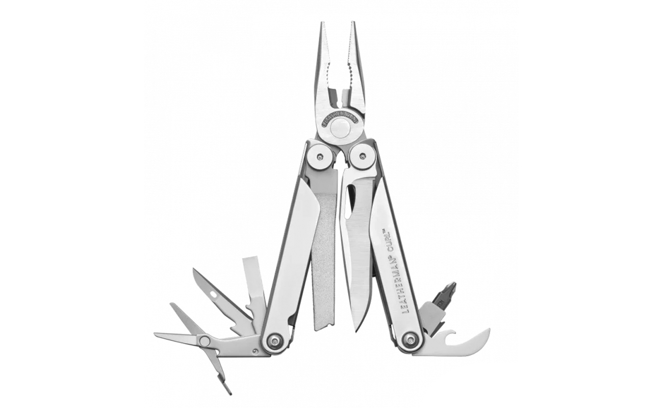 Мультиинструмент Leatherman Curl Stainless 15 инстр чехол нейлон - фото 1